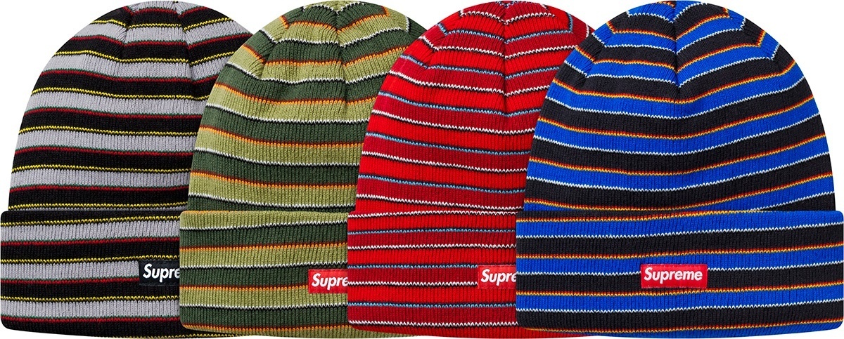 Multi Striped Beanie